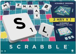 Mattel HRA Scrabble originál 2v1 CZ (společenská hra)