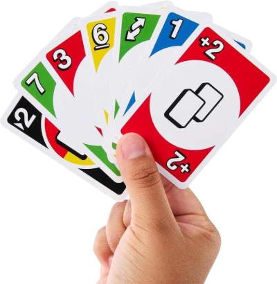 Mattel HRA Uno DOS karty 2. vydání (společenská hra)