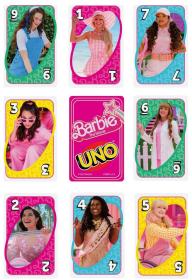 Mattel HRA Uno karty Filmová Barbie (společenská hra)