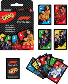 Mattel HRA Uno karty Formule 1 (společenská hra)