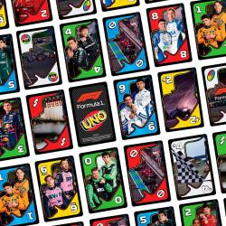 Mattel HRA Uno karty Formule 1 (společenská hra)