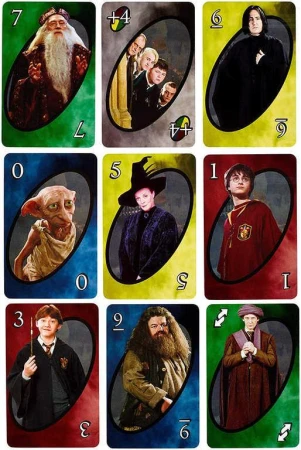 Mattel Hra Uno karty Harry Potter (společenská hra)
