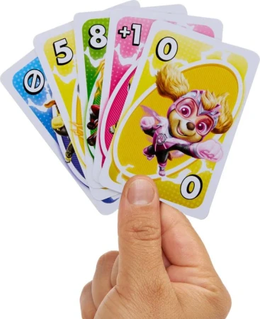 Mattel HRA Uno karty Junior Tlapková Patrola (společenská hra)
