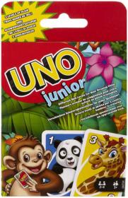 Mattel Hra Uno karty junior Zvířátka (společenská hra)