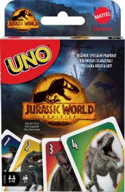 Mattel HRA Uno karty Jurský svět Nadvláda (společenská hra)