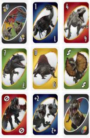 Mattel HRA Uno karty Jurský svět Nadvláda (společenská hra)