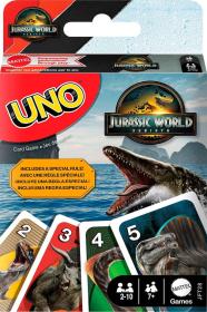 Mattel HRA Uno karty Jurský svět: Znovuzrození (společenská hra) Mattel HRA Uno karty Jurský svět: Znovuzrození (společenská hra)
