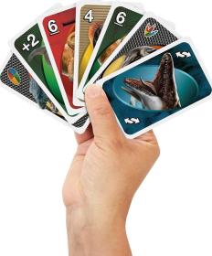 Mattel HRA Uno karty Jurský svět: Znovuzrození (společenská hra)