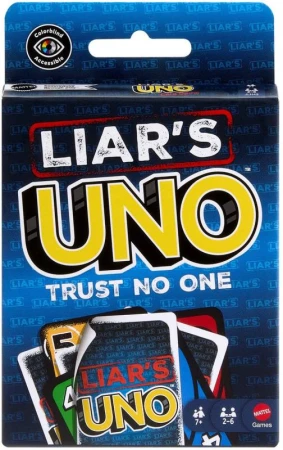 Mattel Hra Uno karty Liars (společenská hra) Mattel Hra Uno karty Liars (společenská hra)