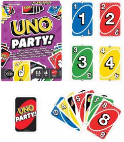 Mattel Hra Uno karty Party! (společenská hra)
