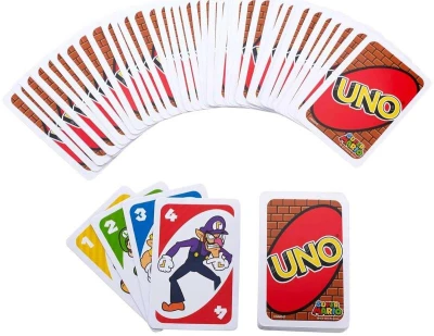 Mattel Hra Uno karty Super Mario (společenská hra)