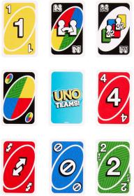 Mattel HRA Uno karty Teams! (společenská hra)