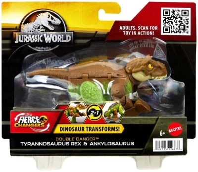 Mattel Jurassic World dinosaurus praveký jašter s transformáciou 4 druhy plast