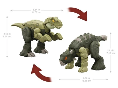 Mattel Jurassic World dinosaurus praveký jašter s transformáciou 4 druhy plast