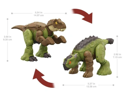 Mattel Jurassic World dinosaurus praveký jašter s transformáciou 4 druhy plast