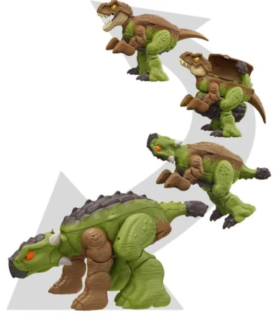 Mattel Jurassic World dinosaurus praveký jašter s transformáciou 4 druhy plast