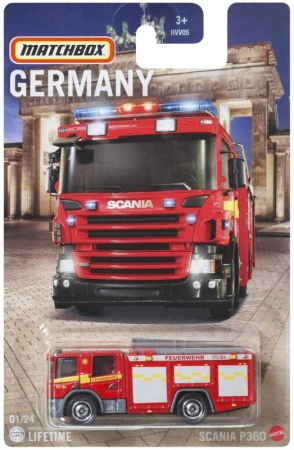 Mattel MATCHBOX Auto kovové angličák evropská kolekce Germany 6 druhů