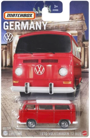 Mattel MATCHBOX Auto kovové angličák evropská kolekce Germany 6 druhů