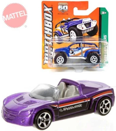 Mattel Matchbox Auto kovové angličák různé druhy na kartě Mattel Matchbox Auto kovové angličák různé druhy na kartě