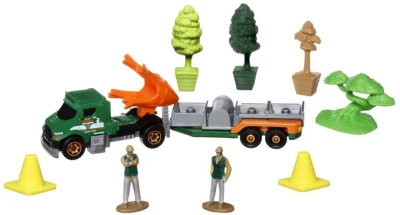 Mattel Matchbox Hitch Haul auto přepravní s přívěsem a doplňky 8 druhů