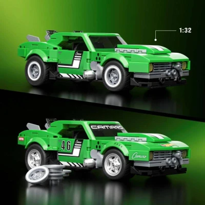 Mattel Mega Hot Wheels extrémna rýchlosť auto Camaro 289 dielikov stavebnica