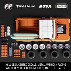 Mattel Mega Hot Wheels prémiová edice auto Chevy 858 dílků stavebnice