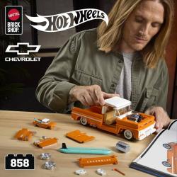 Mattel Mega Hot Wheels prémiová edice auto Chevy 858 dílků stavebnice