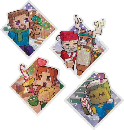 Mattel Minecraft Adventní kalendář s figurkami a doplňky 24 okének