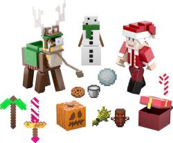 Mattel Minecraft Adventní kalendář 2024 s figurkami a doplňky 24 okének