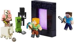 Mattel Minecraft Build-A-Portal figurka kloubová 8cm různé druhy s doplňky