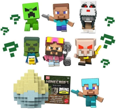 Mattel MINECRAFT Mini figurka ve vajíčku různé druhy s překvapením
