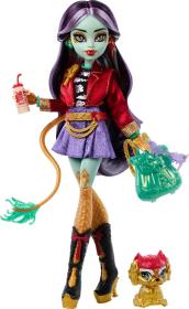 Mattel MONSTER HIGH Panenka Monsterka Jinafire Long s doplňky