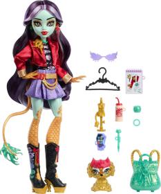 Mattel MONSTER HIGH Panenka Monsterka Jinafire Long s doplňky