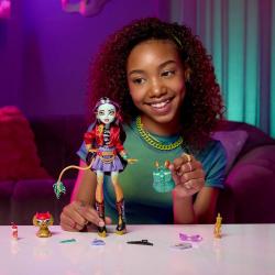 Mattel MONSTER HIGH Panenka Monsterka Jinafire Long s doplňky