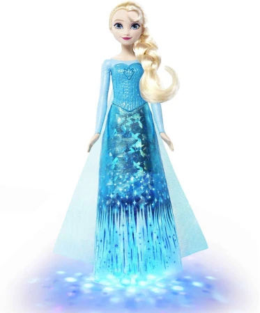 Mattel Panenka Elsa Ledové království (Frozen) zpívá na baterie Světlo Zvuk
