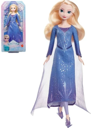 Mattel Panenka Elsa na bruslích Ledové Království: Zimní festival