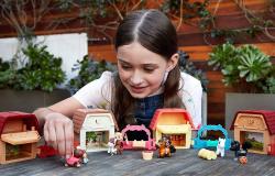 Mattel SPIRIT Minis poníci a přátelé serie 1 herní set s překvapením 6 druhů