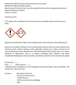 Max Biocide Collar Cat repelentní obojek, kočka 42 cm !CZ! (VÝPRODEJ)