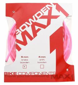 Max1 bowden 5 mm fluo ružová balenie 3 m