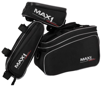 Max1 Courier černá dvoubrašna na nosič
