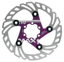 Max1 brzdový kotouč Evo 160 mm fialový