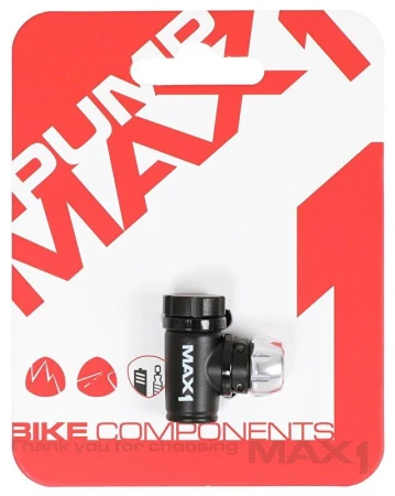Max1 Air Evo CO2 černo-stříbrná bombičková hustilka
