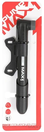 Max1 Double Valve ABS černo-šedá mini hustilka na kolo
