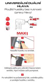 Max1 hustilka Double Valve ALU mini
