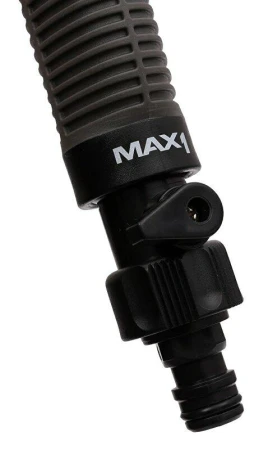 Max1 kartáč pro nasazení na hadici, uzavíratelný ventil součástí kartáče