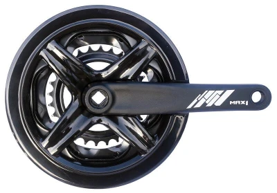 Max1 kliky Tour 48-38-28 175mm černé s krytem Max1 kliky Tour 48-38-28 175mm černé s krytem