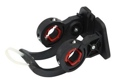 Max1 Koš přední oválný s klipem a držadlem červený