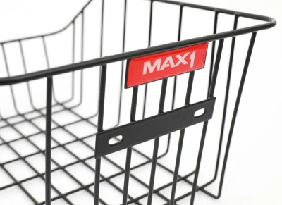 Max1 koš zadní na kolo L černý