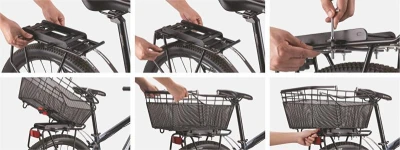 Max1 koš zadní na kolo Luxman s rychloupínacím systémem FLEXI-MAX