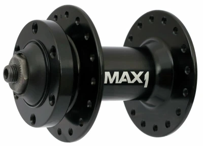 Max1 náboj přední Sport 32h 6 děr černý